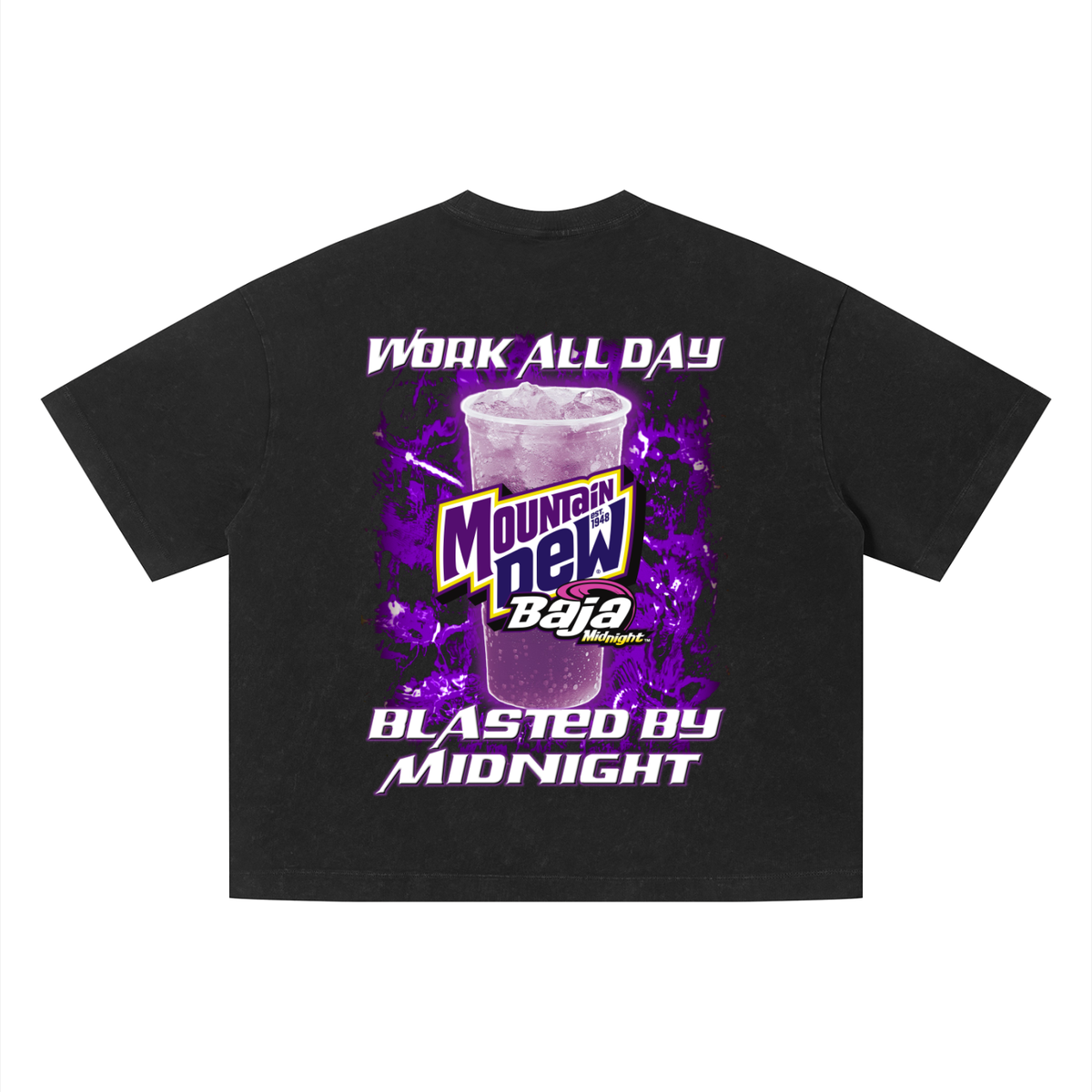 Midnight Baja Vintage Wash Boxy T-Shirt